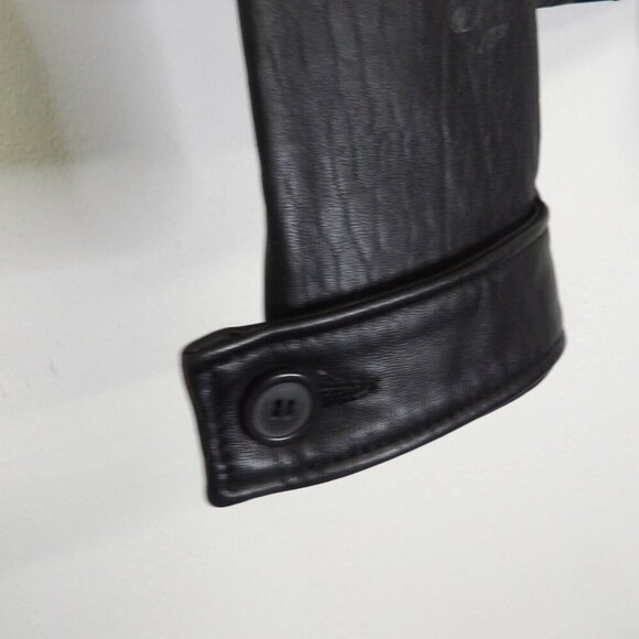 Genuine Leather Mark Alan Black Jacket. Size L - Picture 11 of 15